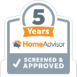 HomeAdvisor screens and approved - 5 Years