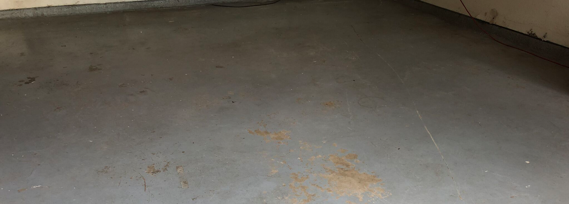 Epoxy Garage Floor Before